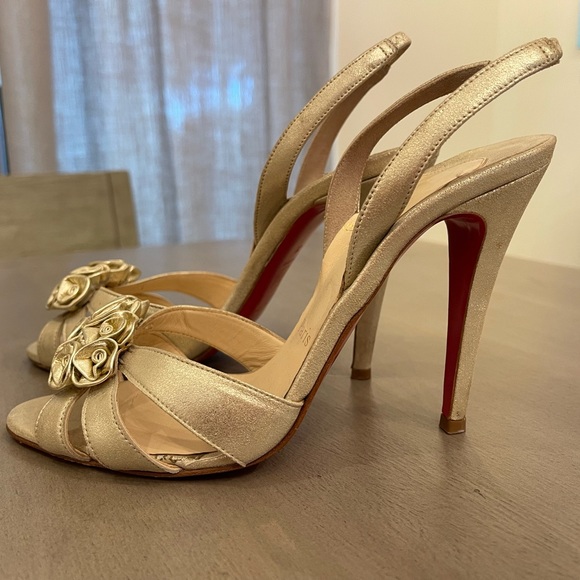 Christian Louboutin sling back heels - Picture 3 of 6